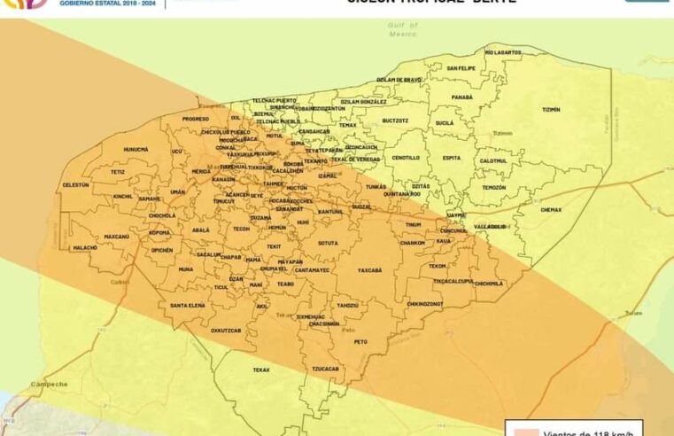 Beryl se degrada a categoría 4; Traería solo lluvias intensas desde el jueves 