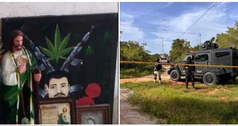 Fuerte operativo contra adoradores de Malverde en Yucatán