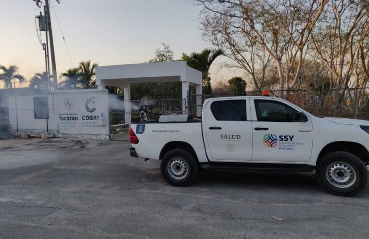 La SSY continúa con la fumigación en colonias de Mérida y municipios de Yucatán