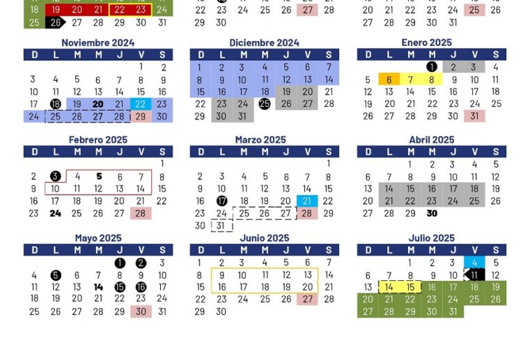 Presentan el Calendario Escolar del Ciclo 2024-2025 para Yucatán