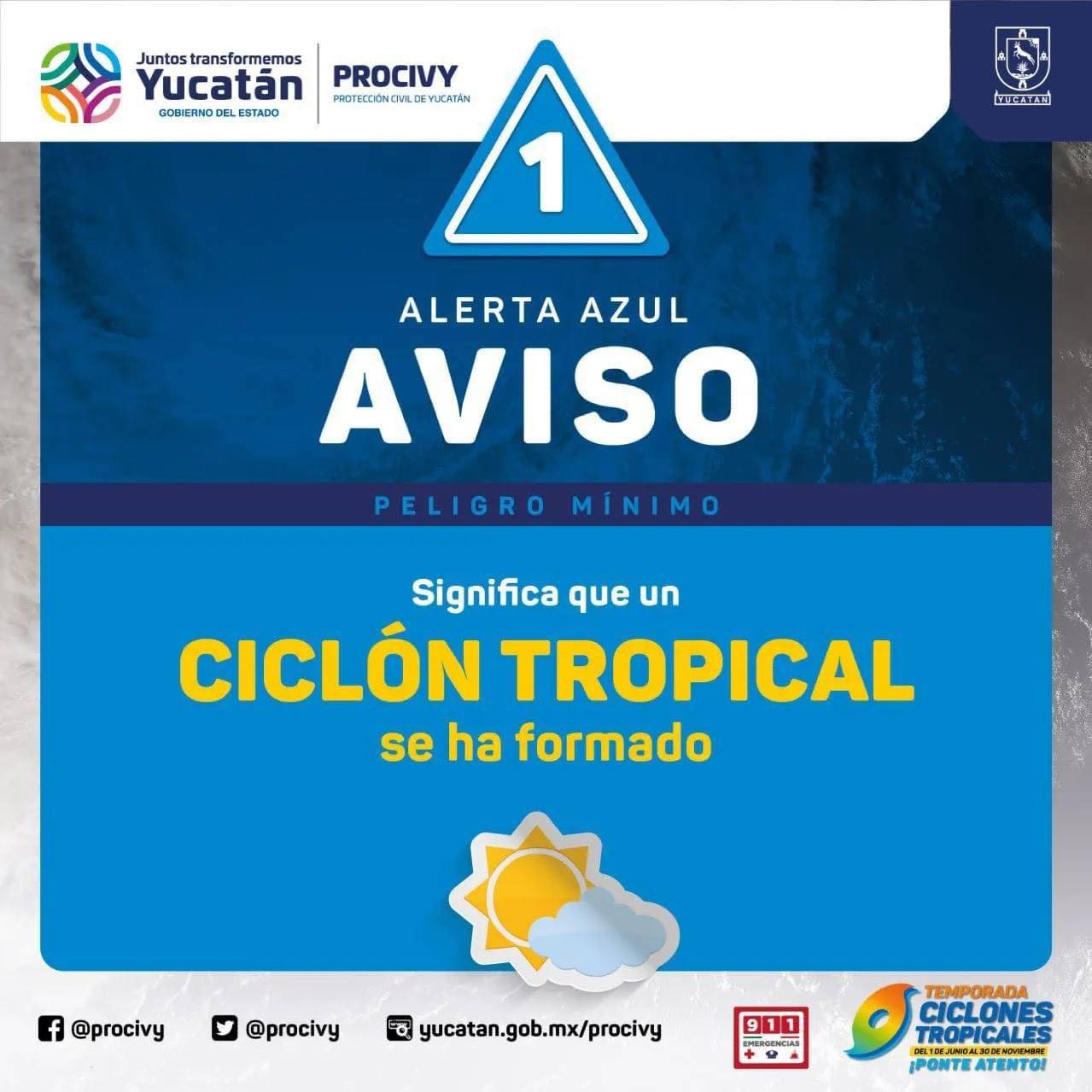 YA ES OFICIAL: No llegará Beryl a Yucatán, pero si dejara lluvias torrenciales