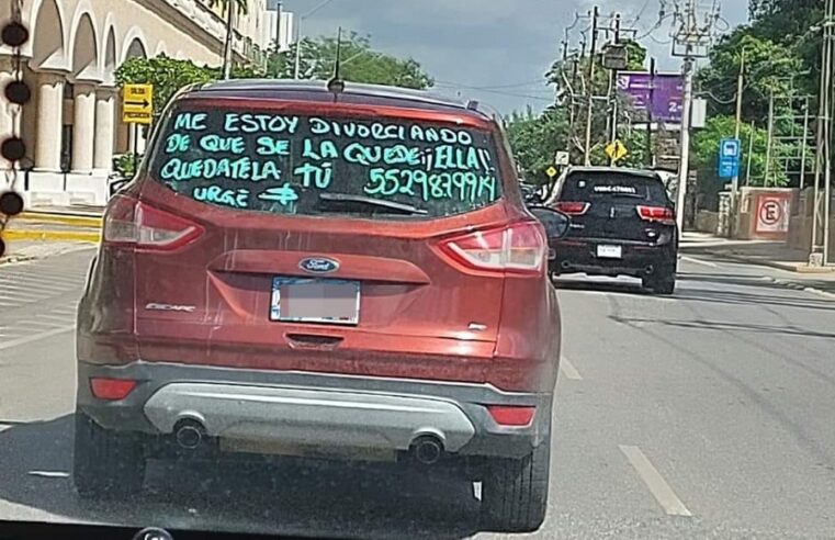 El amor acaba: Vende su camioneta para que no se la quede su ex