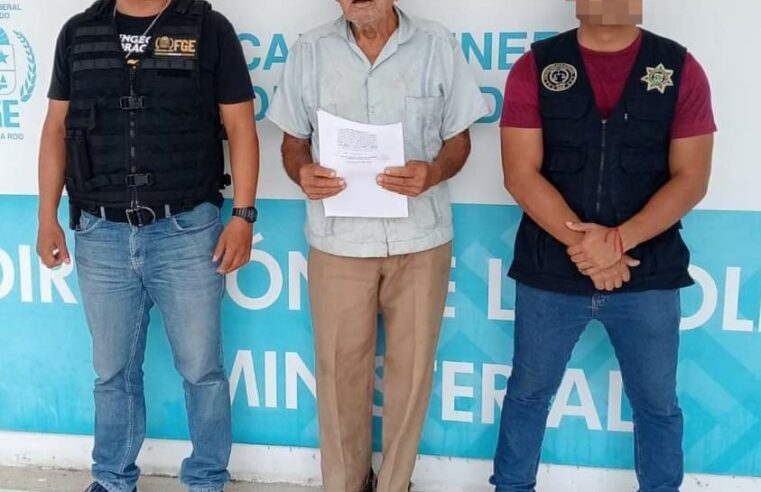 Adulto mayor detenido por crueldad contra un can