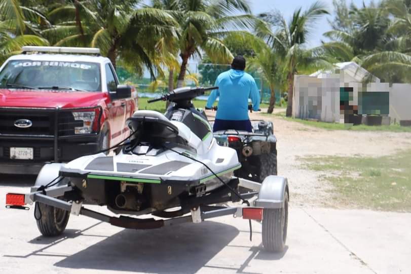 Delincuentes imponen nueva «moda» en Yucatán: robar motos acuáticas en la costa