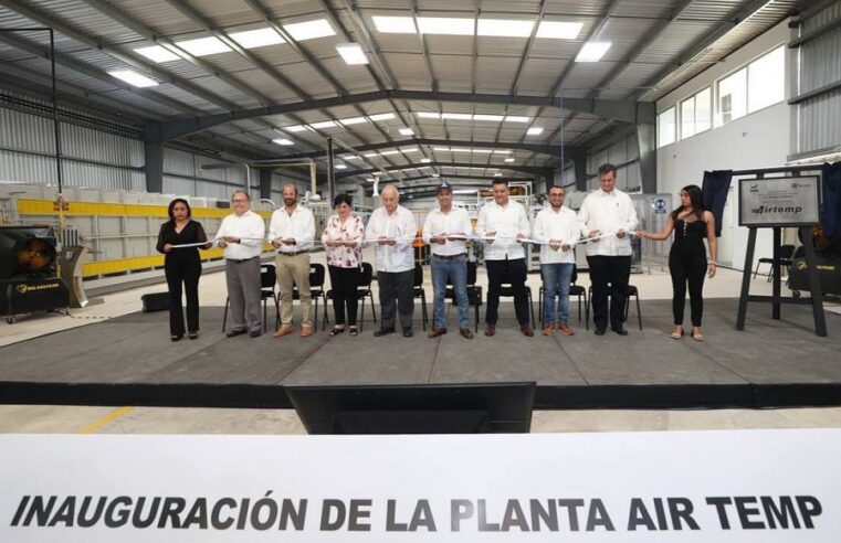 Mauricio Vila inaugura la fábrica de radiadores de Air Temp de México