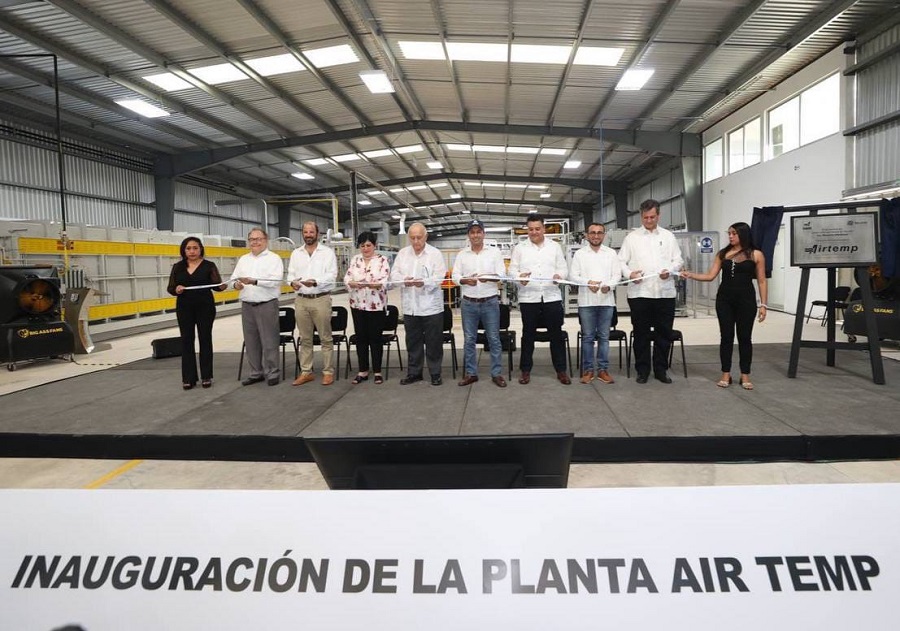 Mauricio Vila inaugura la fábrica de radiadores de Air Temp de México