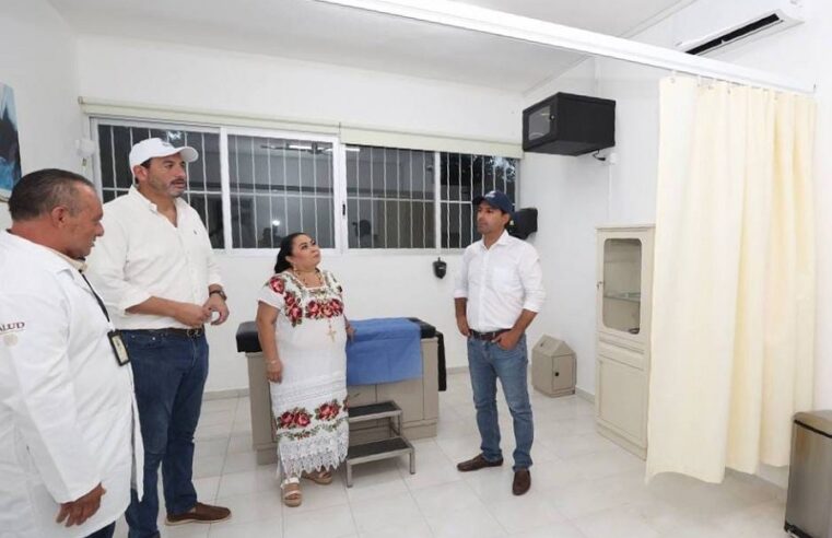 Mauricio Vila entrega la rehabilitación del Centro de Salud de Teabo