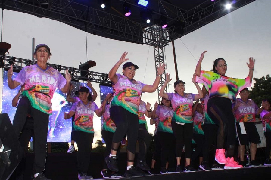 Con mil 300 participantes realizan el Zumba Fest Yucatán 2024