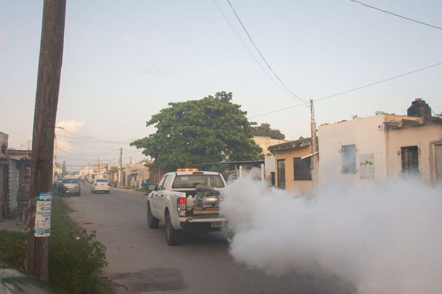 Calendario de fumigación anti-dengue en Yucatán  del 5 al 9 de agosto