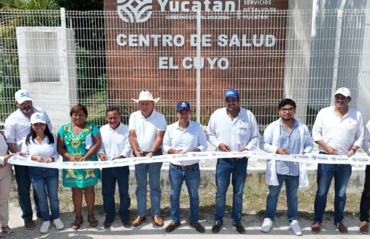 Mauricio Vila entregó los nuevos Centros de Salud de El Cuyo y Colonia Yucatán