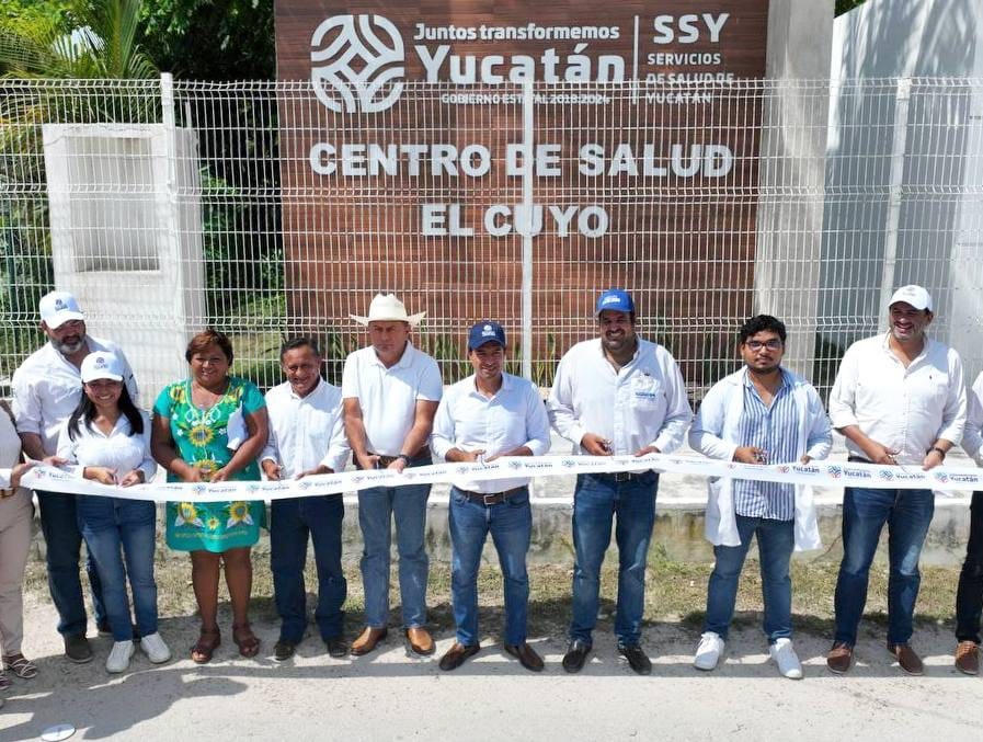 Mauricio Vila entregó los nuevos Centros de Salud de El Cuyo y Colonia Yucatán