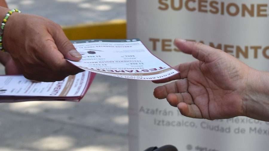 En septiembre será gratis el testamento de puño y letra y libre de impuestos, el notariado