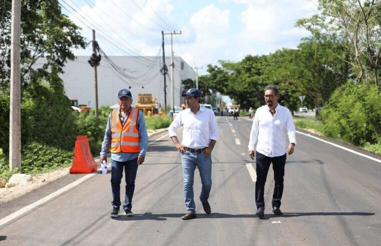 Casi listas las laterales en el Periférico de Mérida que construye el Gobierno de Yucatán