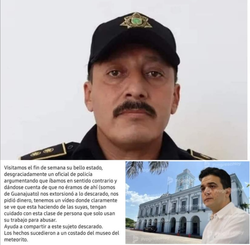 Ratifica Rihani a jefe de la Policía en Progreso ¿Seguirán abusos y extorsiones?