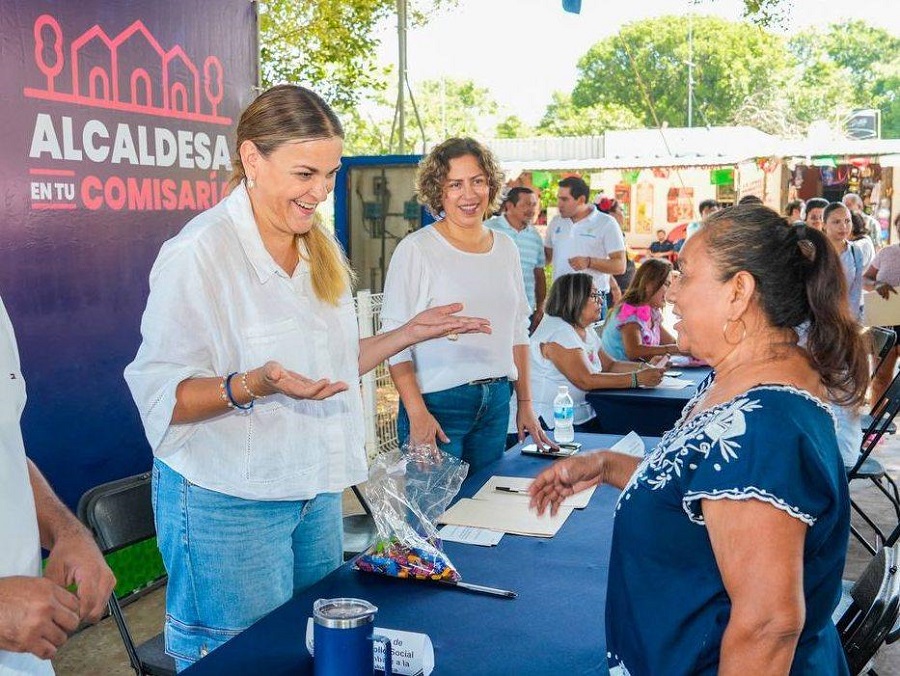 Los que mandan son los ciudadanos: Cecilia Patrón en Dzununcán