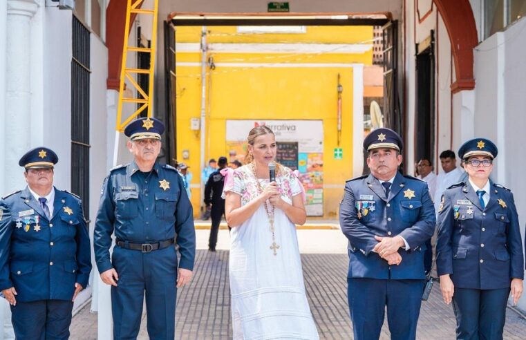 La Policía Municipal cumple cuidando a los meridanos: Cecilia Patrón