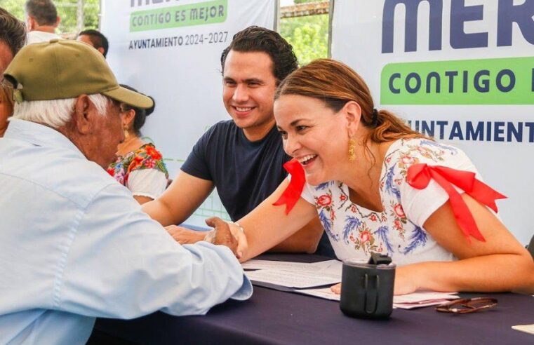 Cecilia Patrón anuncia servicio de transporte entre comisarías del sur de Mérida 