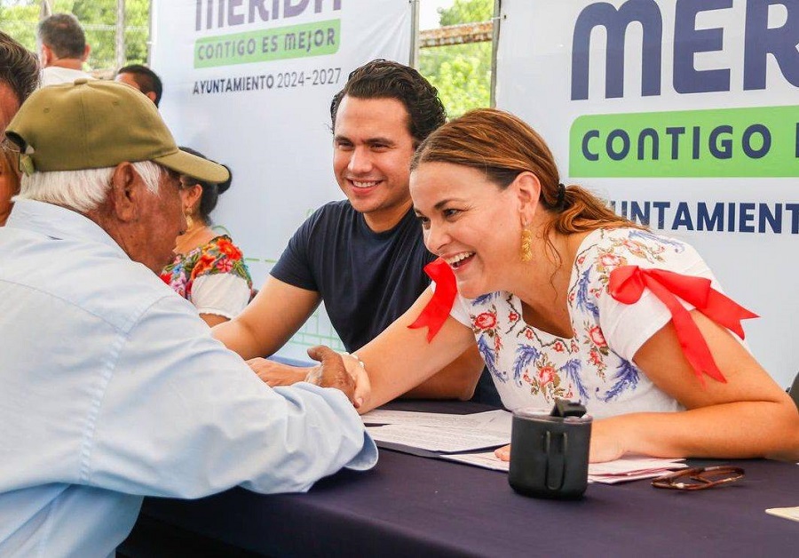 Cecilia Patrón anuncia servicio de transporte entre comisarías del sur de Mérida 