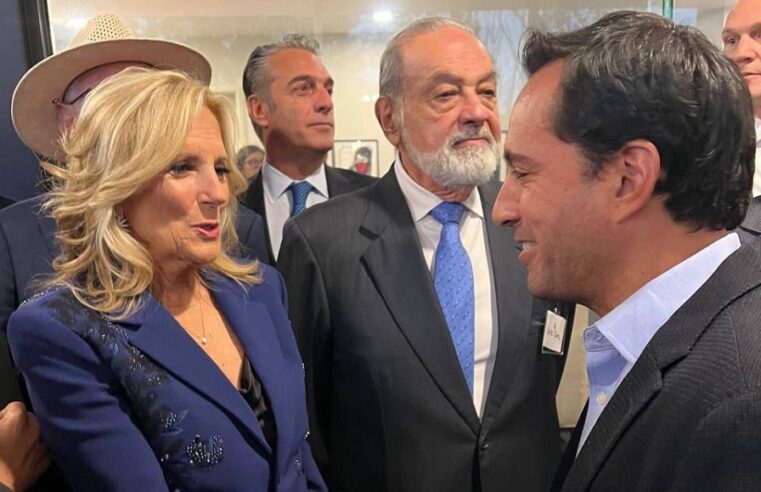 El senador Mauricio Vila se reúne con la primera dama de Estados Unidos, Jill Biden