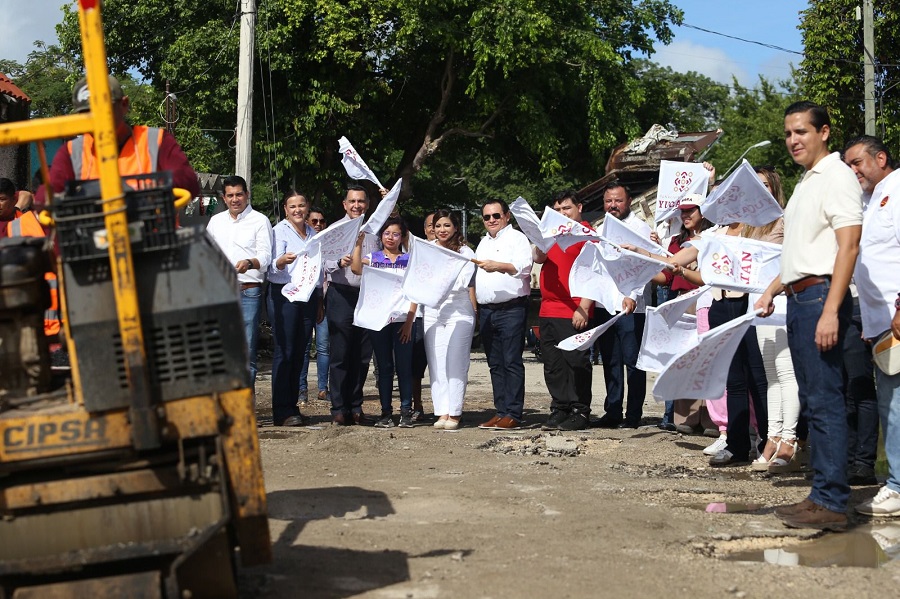 Inicia Plan Bienestar en el sur de Mérida para llevar obras y servicios básicos a las colonias