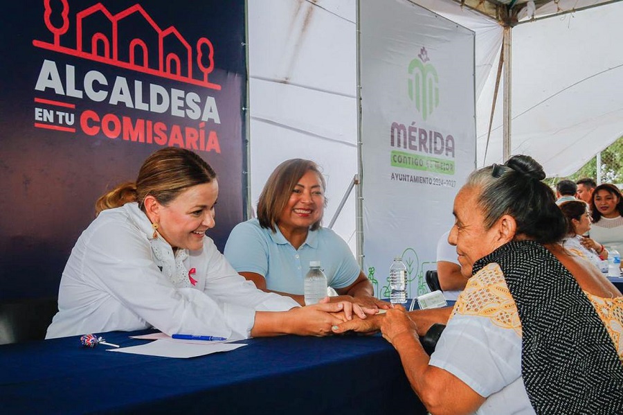 Garantizar servicios de calidad para las comisarías, prioridad del Ayuntamiento de Mérida: Cecilia Patrón