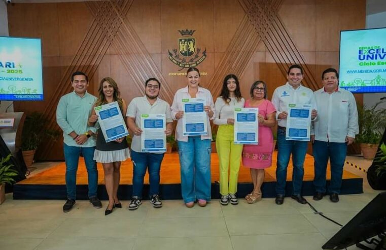 Ayuntamiento de Mérida presenta convocatoria de las Becas de Excelencia Universitaria