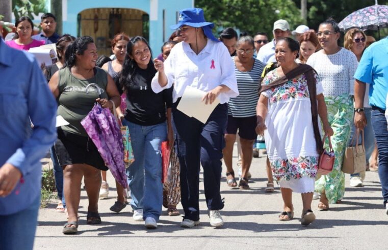 Para todas las comisarías, todo el trabajo, todo el apoyo: Cecilia Patrón