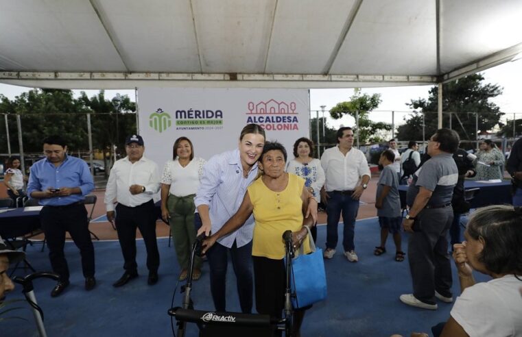 Con la participación de cada colonia, Mérida construye comunidad: Cecilia Patrón