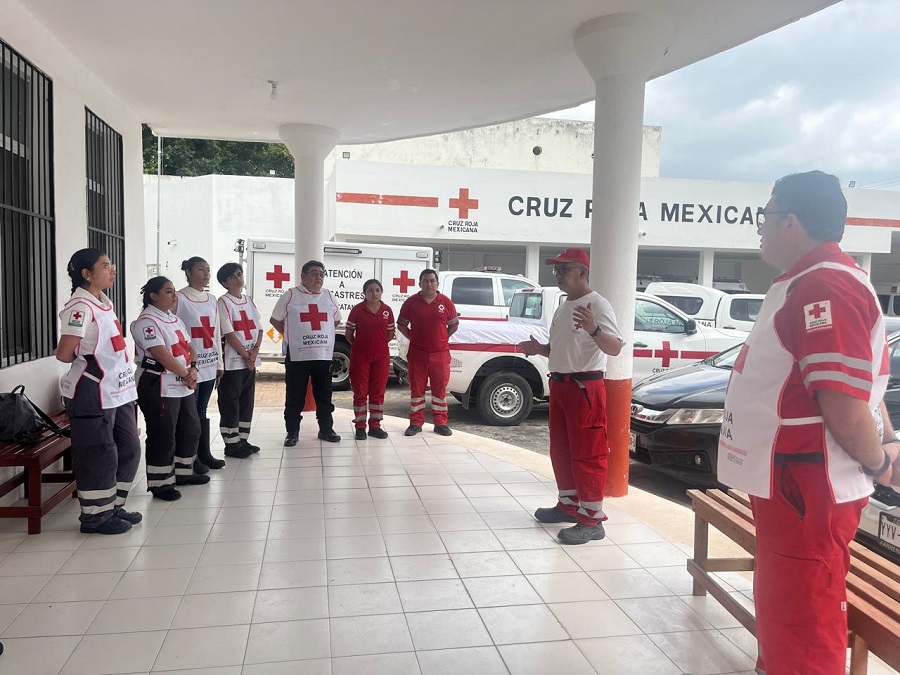 Cruz Roja lista para apoyar a la gente ante el huracán Milton