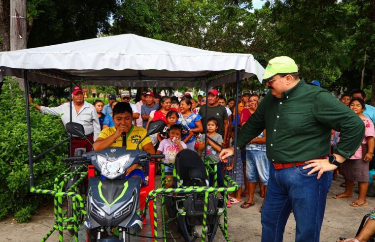 En Tizimín, Ramírez Marín inicia giras para cumplir compromisos de campaña