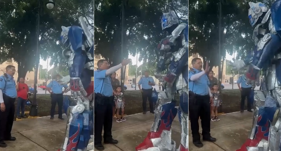 Policía Municipal de Mérida revisará el caso de Optimus Prime en La Mejorada