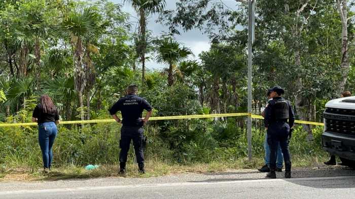 Encuentran muerto en la carretera Mérida-Cancún a un marino desaparecido en Yucatán