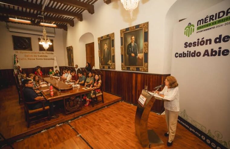 Cabildo abierto da voz a  meridanos para una mejor toma de decisiones: Cecilia Patrón