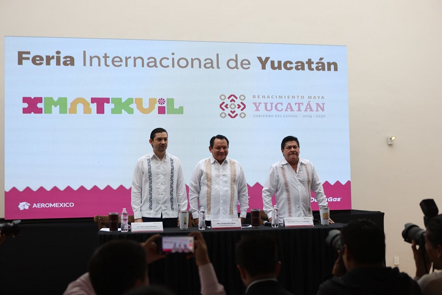 Díaz Mena presenta en la Ciudad de México la Feria Internacional Yucatán Xmatkuil