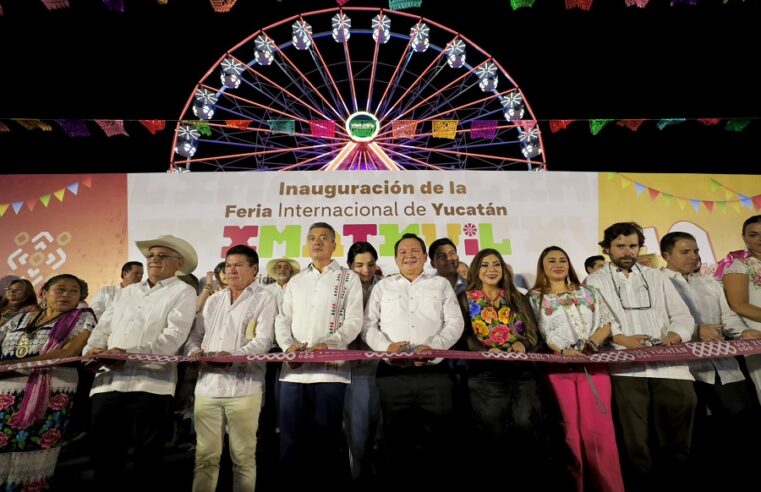 Inaugura Joaquín Díaz Mena la Feria de Xmatkuil 2024