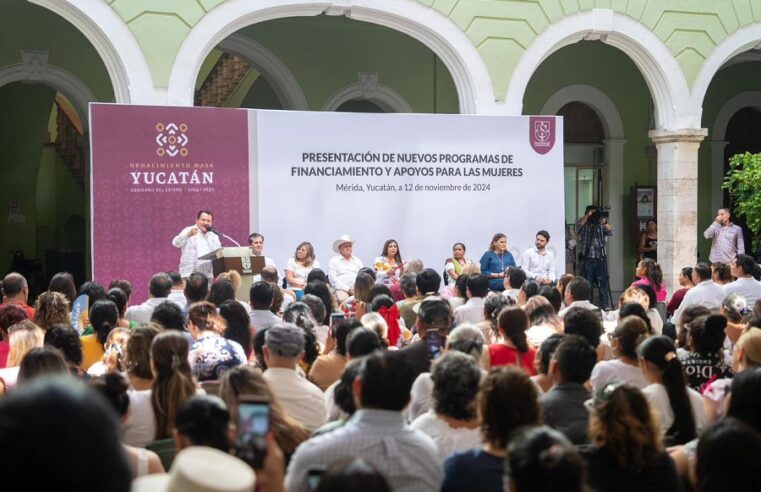 Anuncia Joaquín Díaz Mena más de 230 MDP para mujeres emprendedoras