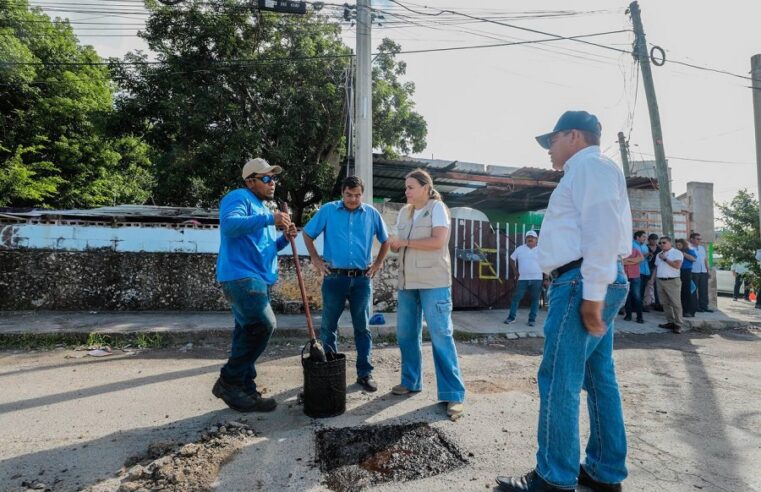 El Ayuntamiento avanza en el operativo para mejorar las calles de Mérida