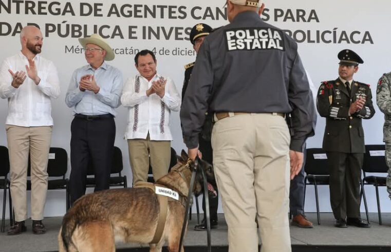 Fortalece Yucatán su seguridad con apoyo de la Embajada de E.E.U.U.
