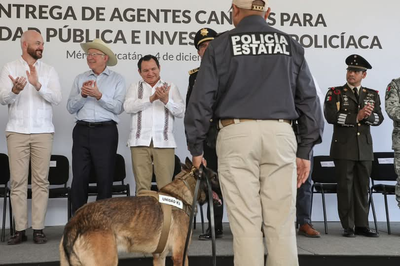 Fortalece Yucatán su seguridad con apoyo de la Embajada de E.E.U.U.