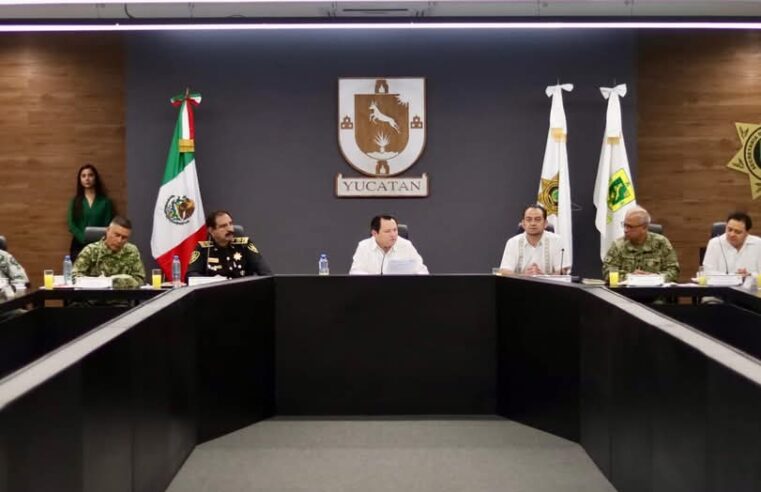 Coordinación interinstitucional, primordial para mantener la paz y tranquilidad en Yucatán