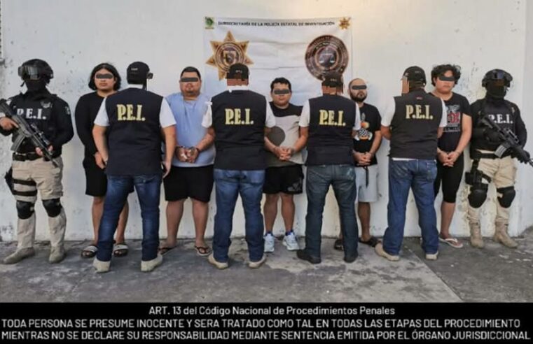 Detienen en Mérida a grupo criminal generador de violencia extrema en Tabasco 