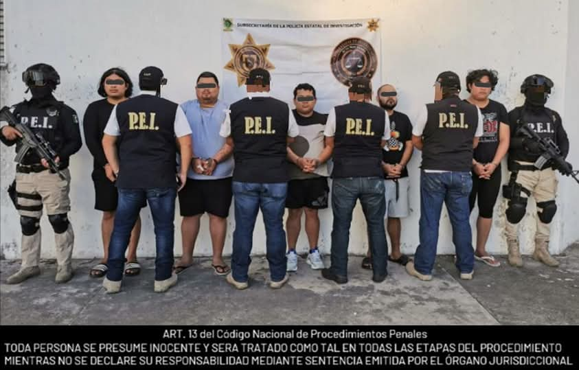 Detienen en Mérida a grupo criminal generador de violencia extrema en Tabasco 