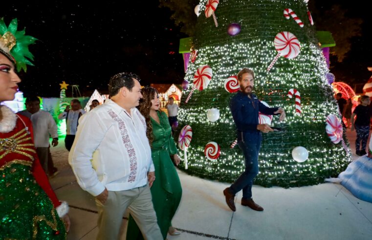 Inaugura el gobernador la Villa Navideña