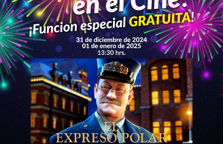 Anuncia gobierno estatal un Año Nuevo de película, con promos en los Cines Siglo XXI