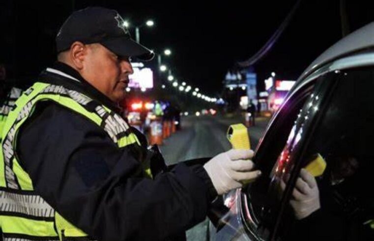 El alcoholímetro funcionará las 24 horas de aquí a enero… en CDMX