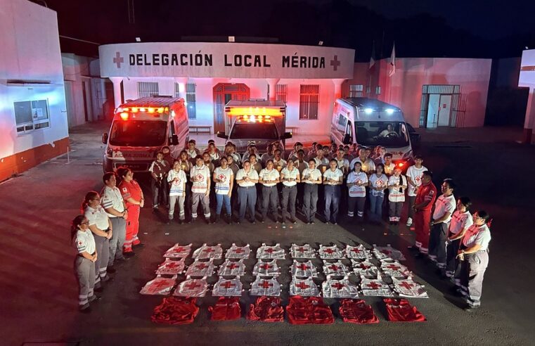 Reconocen la labor de los voluntarios de la Cruz Roja en Yucatán