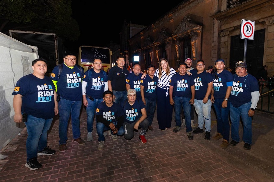 Concluye el Mérida Fest y con Cecilia Patrón por primera vez llegó a colonias del sur