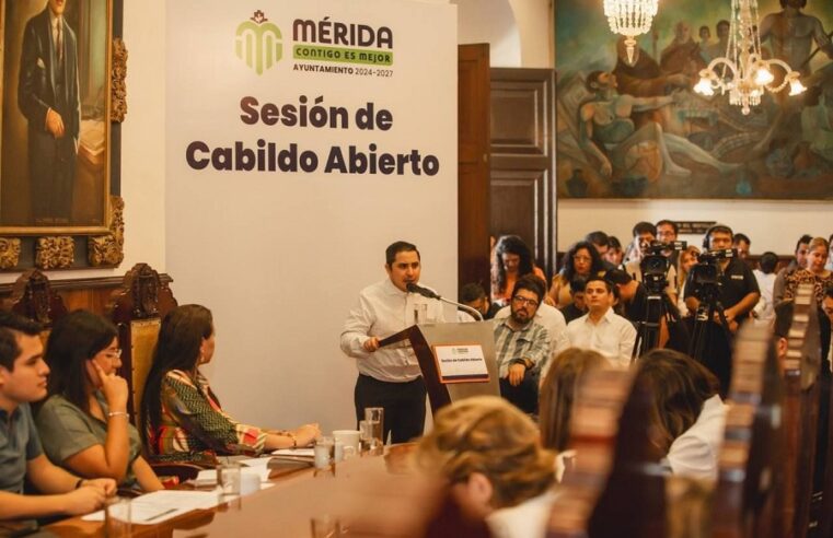Ciudadanos podrán elegir los temas del próximo Cabildo Abierto del Ayuntamiento de Mérida