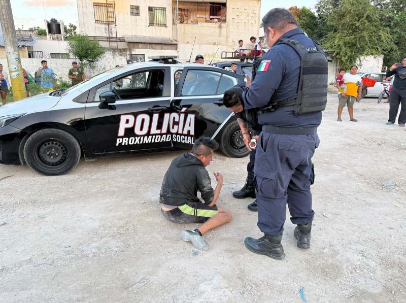 Al estilo Tekit, intentan linchar a un ladrón en Villas Otoch de Cancún