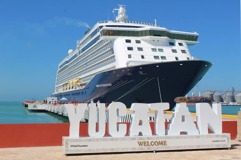 Yucatán, único destino mexicano del crucero Spirit of Discovery por América